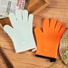Anti-Scald Oven Gloves Thickened Silicone Insulation Non-Slip High Temperature Resistant Kitchen Oven Baking Gloves