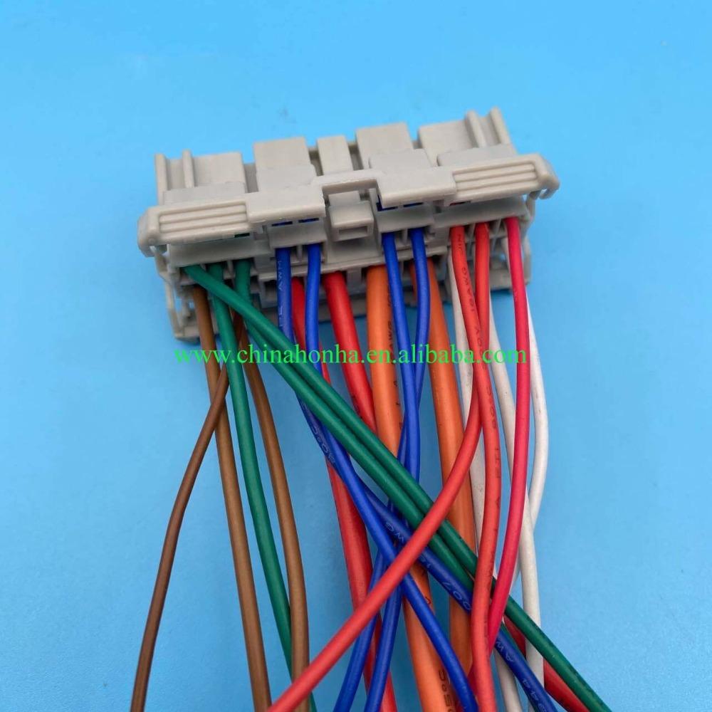 Free Shipping 5/10pcs 20 Pin 6950-0981 Electrical Automotive Connector Female Wire Socket For K-Series C101 Engine