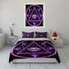 Geometric Mystic Design Set Soft Comfortable Duvet Cover Bedding Set Included 1*Duvet Cover & 2*Pillowcases, Gift