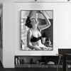 Sexy Woman Portrait Art Canvas Print Naughty Girl Poster Modern Nordic Canvas Art Beauty Wall Picture Painting Home Bar Decor