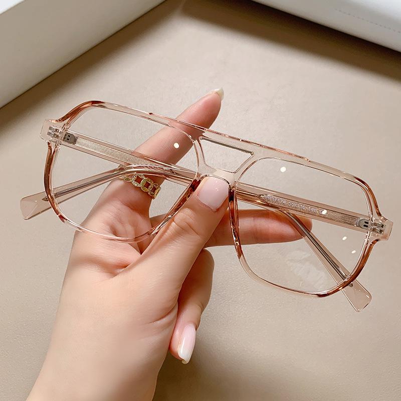 Ultralight TR90 Anti-Blue Light Large Eyeglass Frames for Prescription Glasses