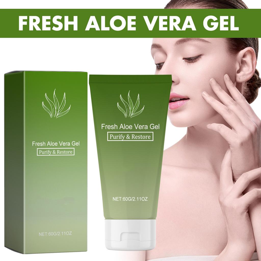 Aloe Veras Gel Hydrating Moisturizing Relief After Sun Care Facial Skin Care Aloe Veras Gel