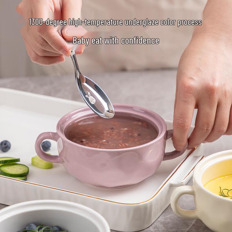 Half-Life Baby Ceramic Steaming Bowl with Lid