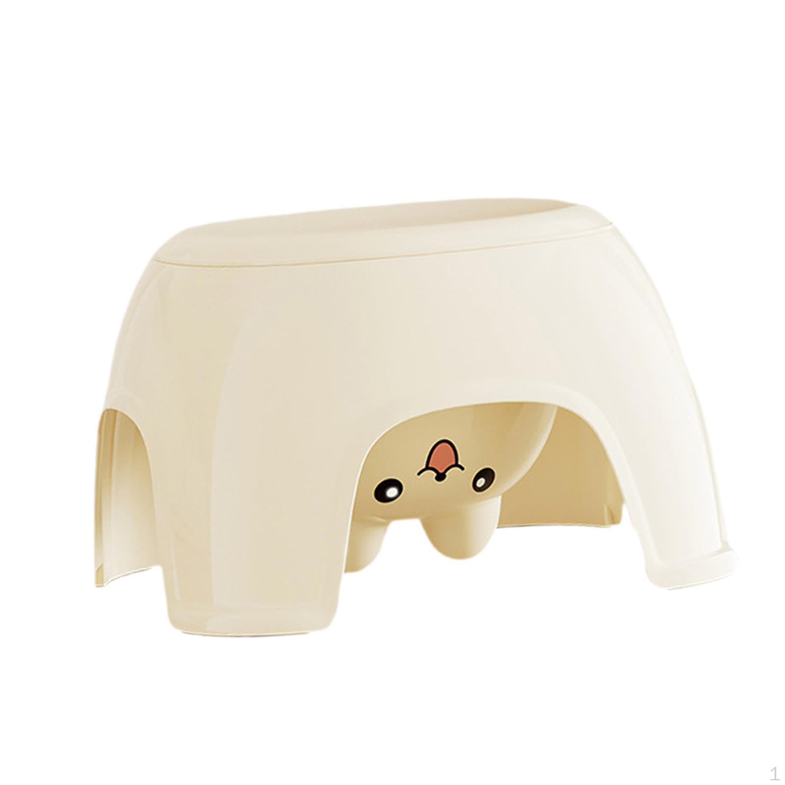 Activity Chair Step Stool Lightweight Portable Sturdy Kids Bathroom for Bedside Families marrone