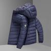 Men's Lightweight Hooded Down Jacket - Autumn/Winter Casual Warm Coat