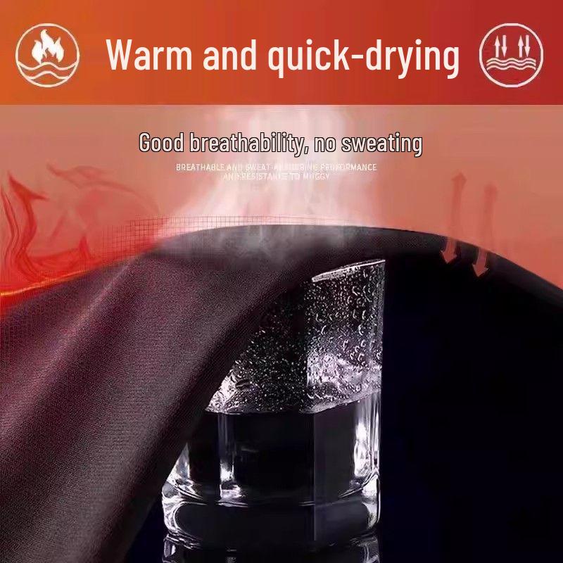 Men's Winter High-Stretch Training Pants - Warm, Quick-Drying Yoga & Running Tights for Autumn/Winter