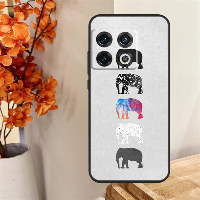 Cute Baby Elephant Funda For OnePlus 12 12R 13 13R 11 10 Pro 8T 10T OnePlus Nord 4 CE 2 3 Lite N30 N20 N10 Case