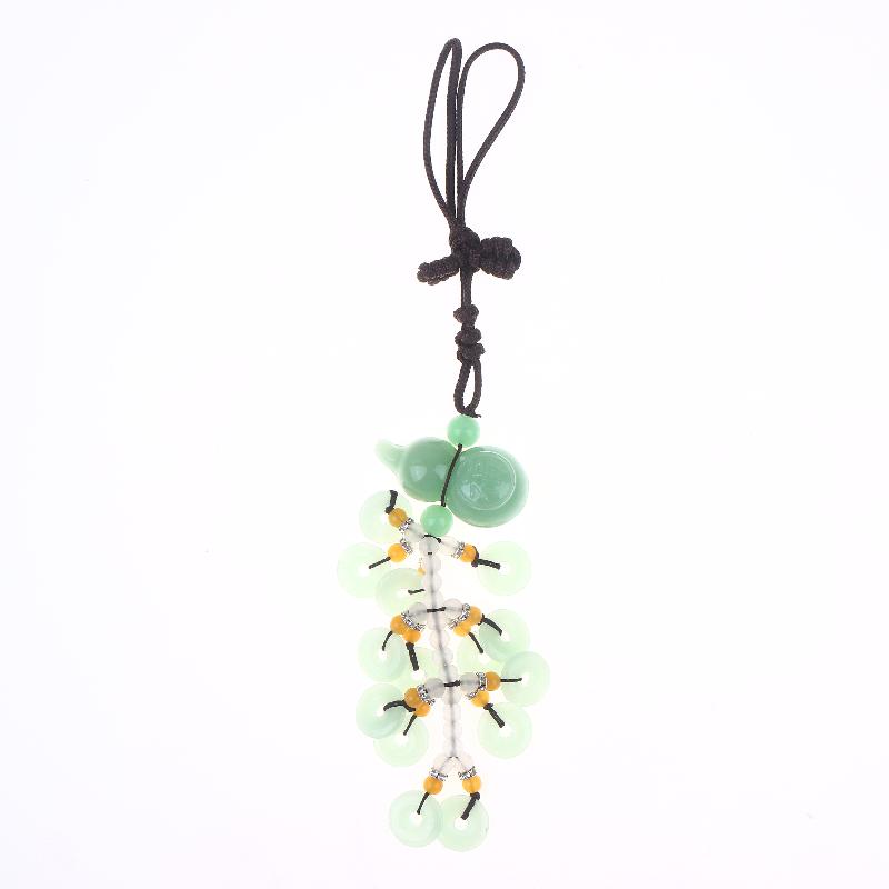 1Pc Chinese Luck Car Accessory Rearview Mirror Pendant Suitable For For Asian Culture Decor & Driving Amulet