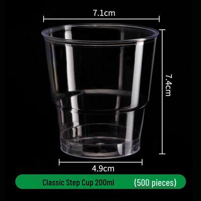 JINGRX 200ml Disposable Airline Plastic Cups