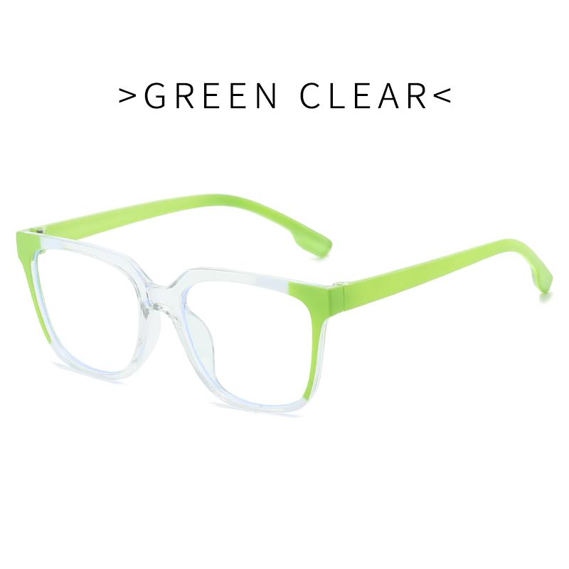 New Multi-Color Fashion Square Glasses Unisex Anti-Blue Light Eyewear