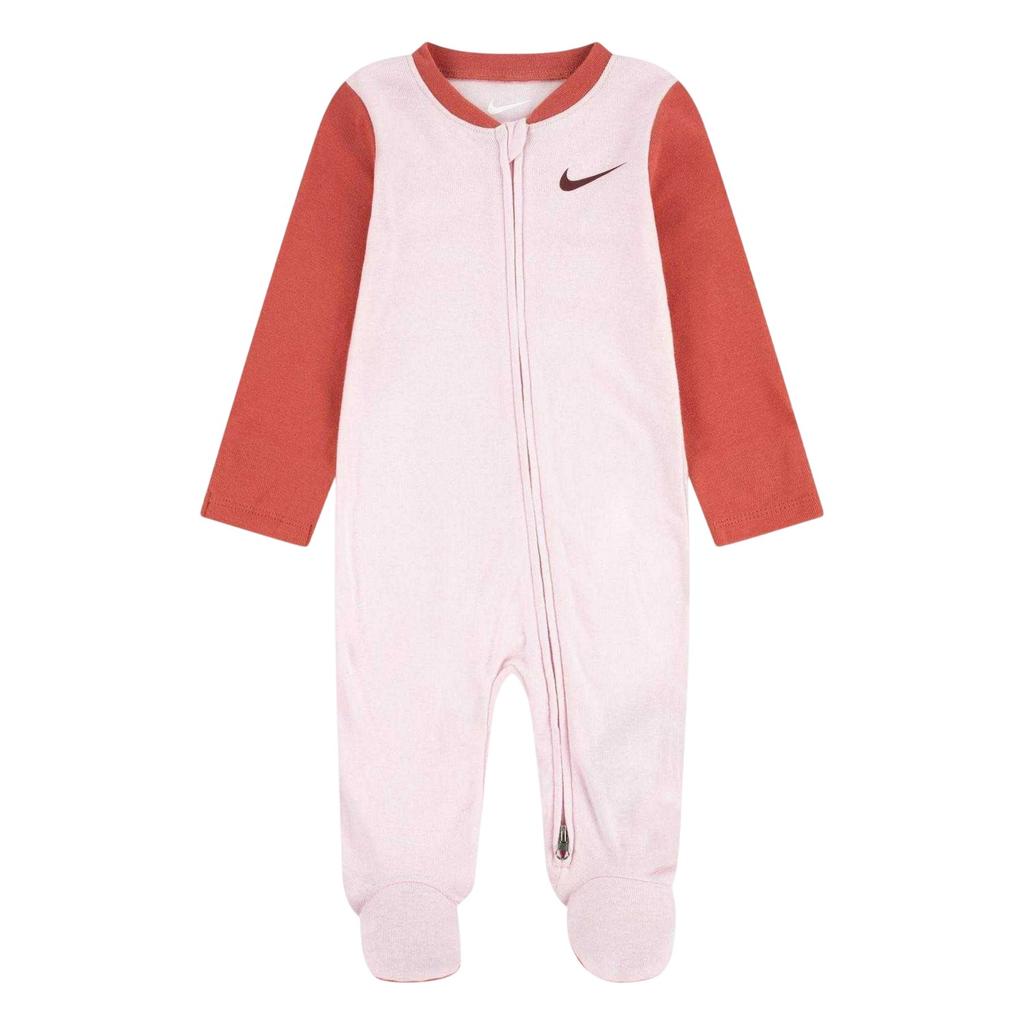 Nike Baby Girls Full Foot Long-Sleeved Sleepsuit