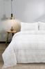 Sonnia Ultra Soft Plush Bedspread Set, Coverlet 220x240, Pilow Case, Double Size, King Size Cream