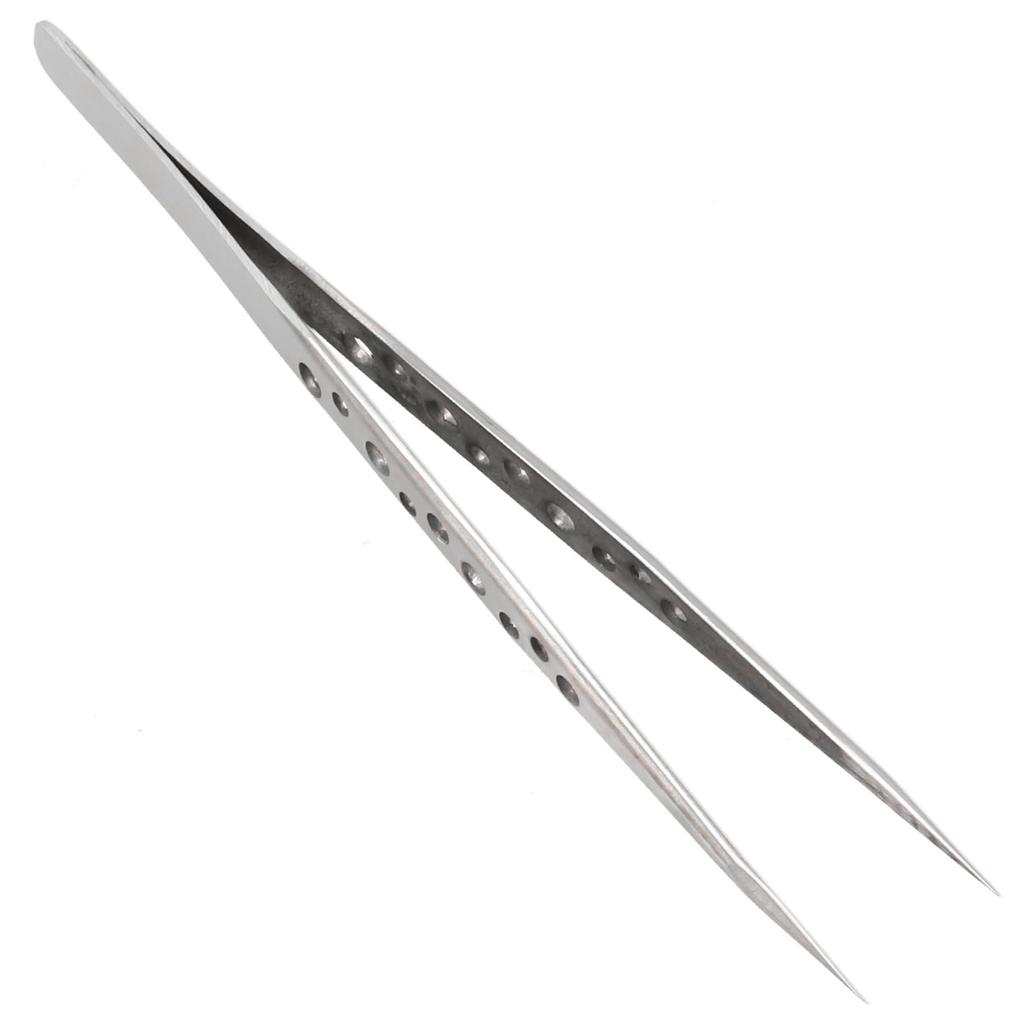 Tweezers Stainless Steel Straight Tip 124-140mm 1pcs
