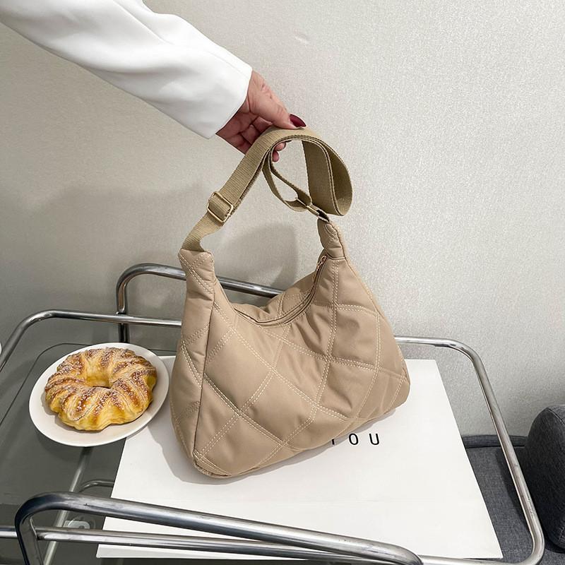 Bolsa de Ombro Estilosa Para Mulheres Coleção Primavera Casual Tecido Oxford Bolsa Sela