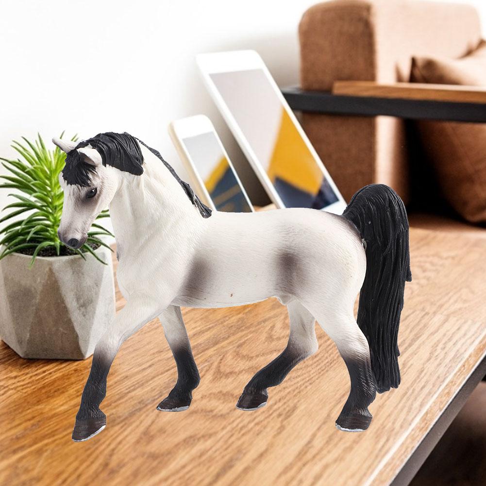 Simulation White Horse Model Animal Statue Children Kid Play Educational Toys Gift