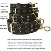 Double Row Dog Collar & Leash Set for Medium To Large Dogs