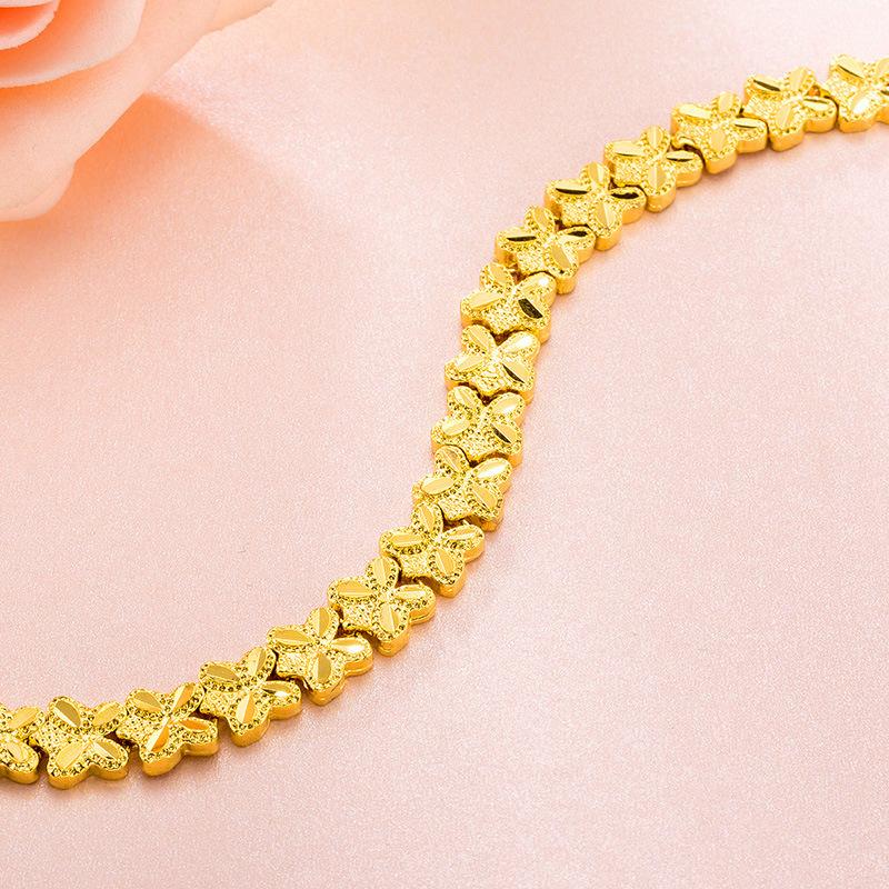 Four Leaf Clover Women s Bracelet, European and American Light Luxury High-end Bracelet 17CM
