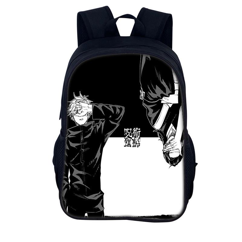 Jujutsu Kaisen Backpack For Men And Women Durable Nylon Casual School Travel Bag