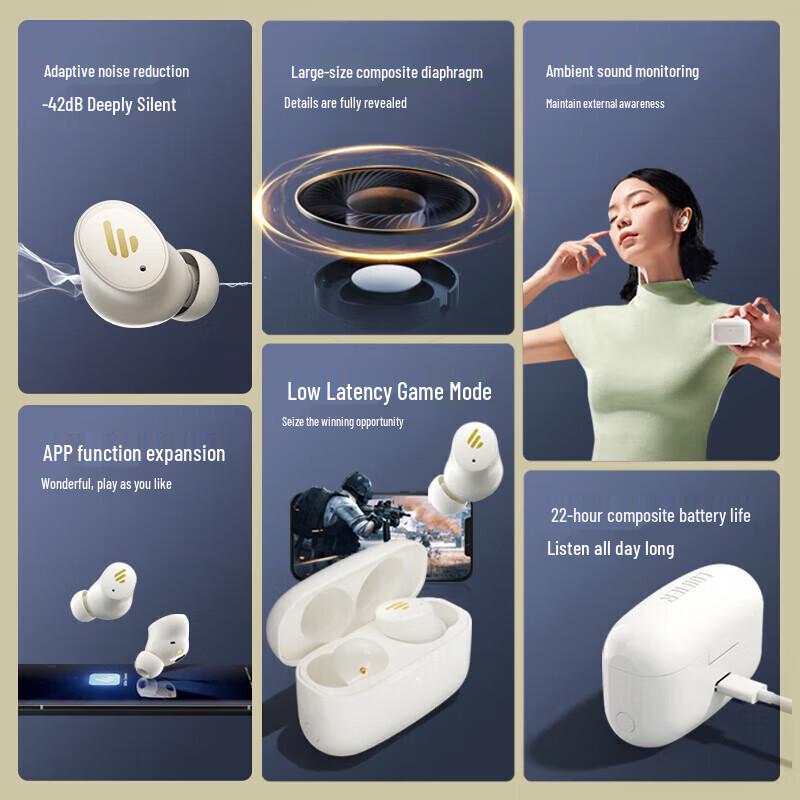 Edifier TWS1 Air ANC True Wireless Earbuds