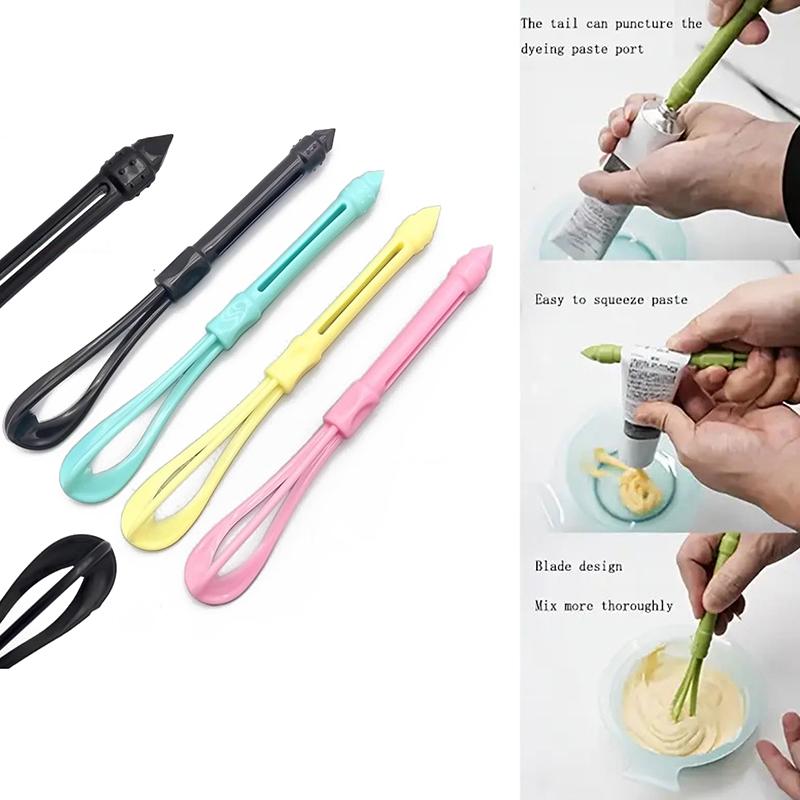 Hairdressing Cream Whisk Hair Color Mixer Stirrer Hair Dyeing Brush Barber Accessories Salon Multifunctional Styling Tools