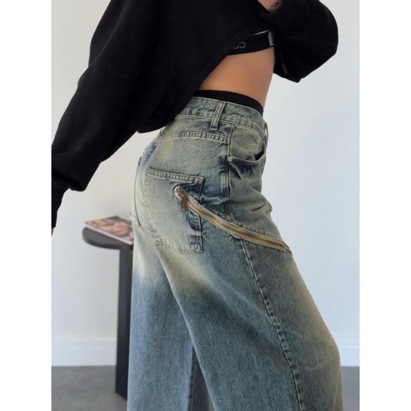 VEZFAA Damenmode, lässig, einfarbig, bedruckt, hohe Taille, Hosen, Hosen und Caprihosen