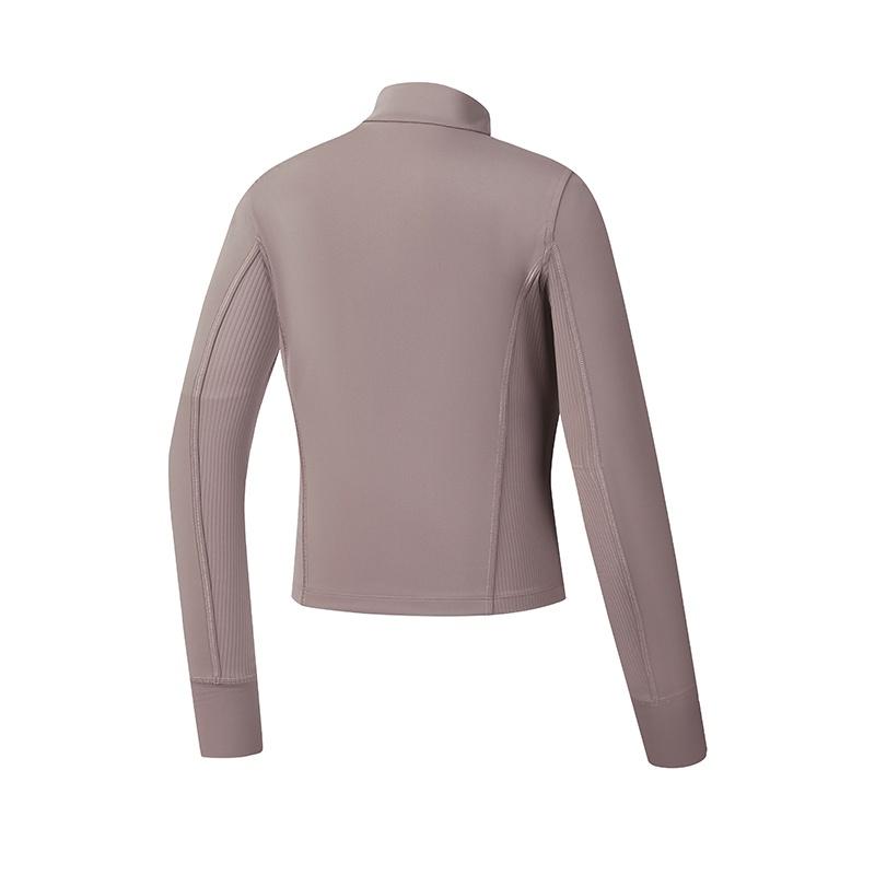 Fila Fitness Klassisch Einfach Sporttraining Bequem Vielseitig Gestrickt Schlanke Jacke Damenjacken Dämmerungs-Lila A11W611509FPU