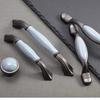 Zinc Alloy Cabinet Furniture Handle Ceramic Door Knosb Cabinet Pulls  Cabinet Door Hardware