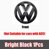 W129For Volkswagen VW Golf 4 MK4 Golf 5 MK5 Car Front Radiator Grille Logo Decoration Cover Rear Trunk Lid Badge Sticker Accessories