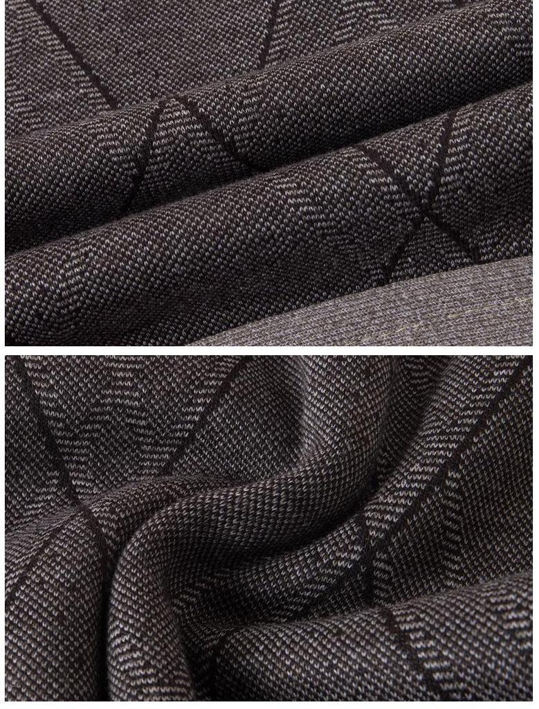 Gilet Cardigan a Maglia da Uomo Slim Fit - Strato Interno Caldo per Autunno/Inverno