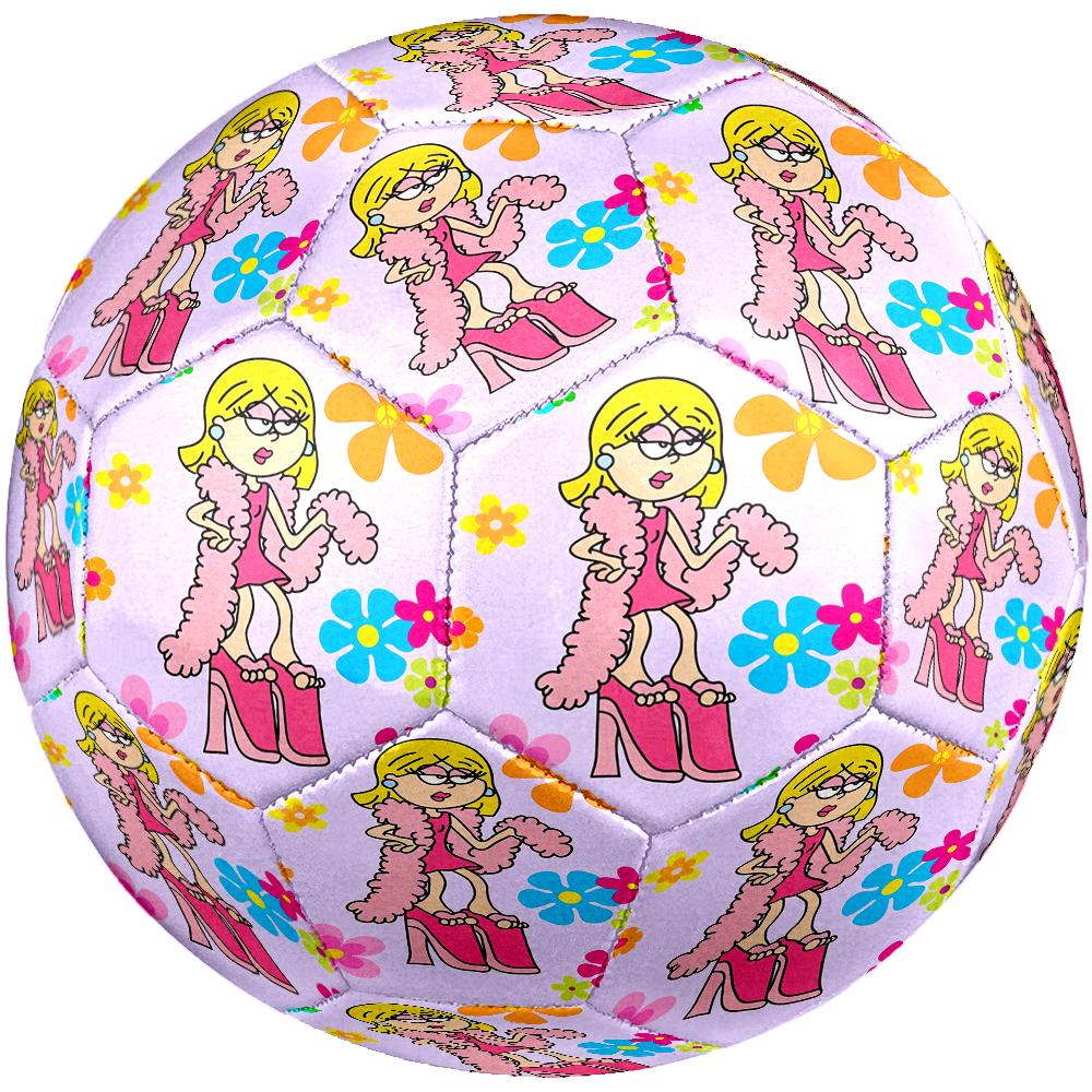 Lizzie McGuire Theme Size 5 Soccer Ball, Suitable for Both Indoor and Outdoor Matches, a Gift Suitable for Everyone.