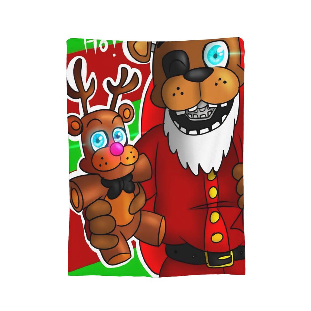FNAF At Freddys Blanket Fleece Printed Breathable Super Warm Throw Blankets for Bedding Outdoor Bedspreads