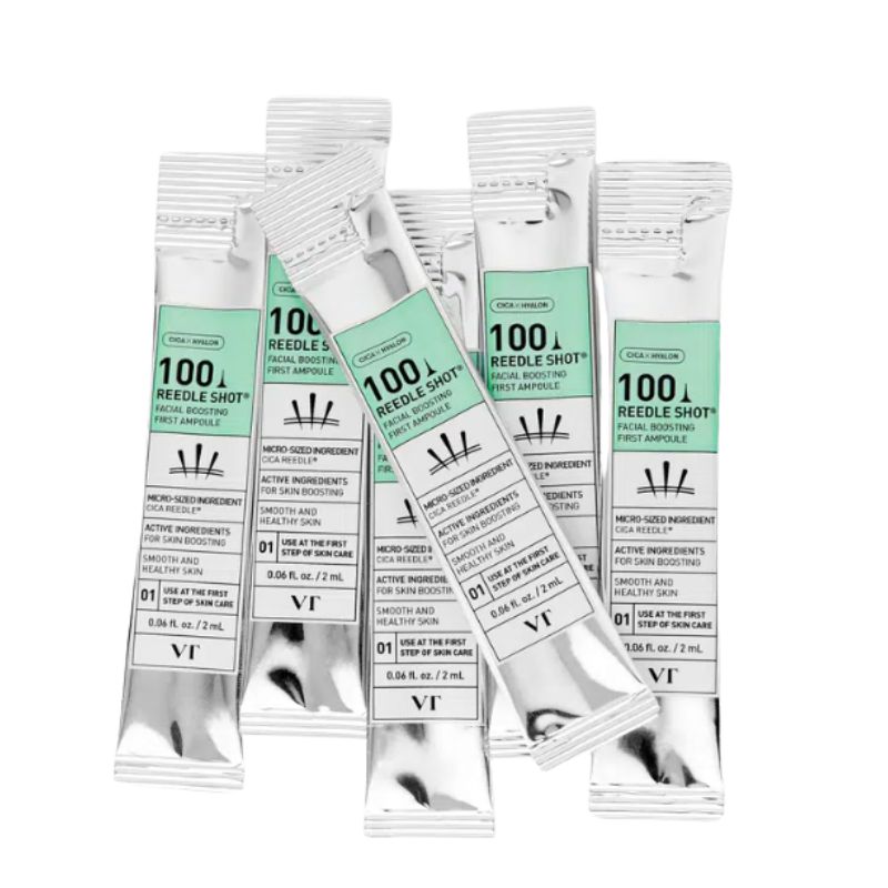 VT Reedle Shot 100 Facial Boosting First Ampoule Skin Renewal Treatment 2ml x 18pcs 1