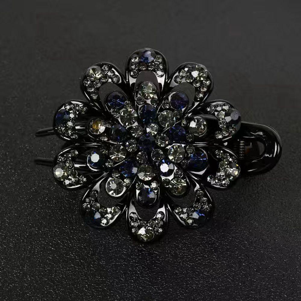 Headwear Korean Style Hairpin Female Hair Accessories Rhinestone Duckbill Clip Flower Hair Clip
