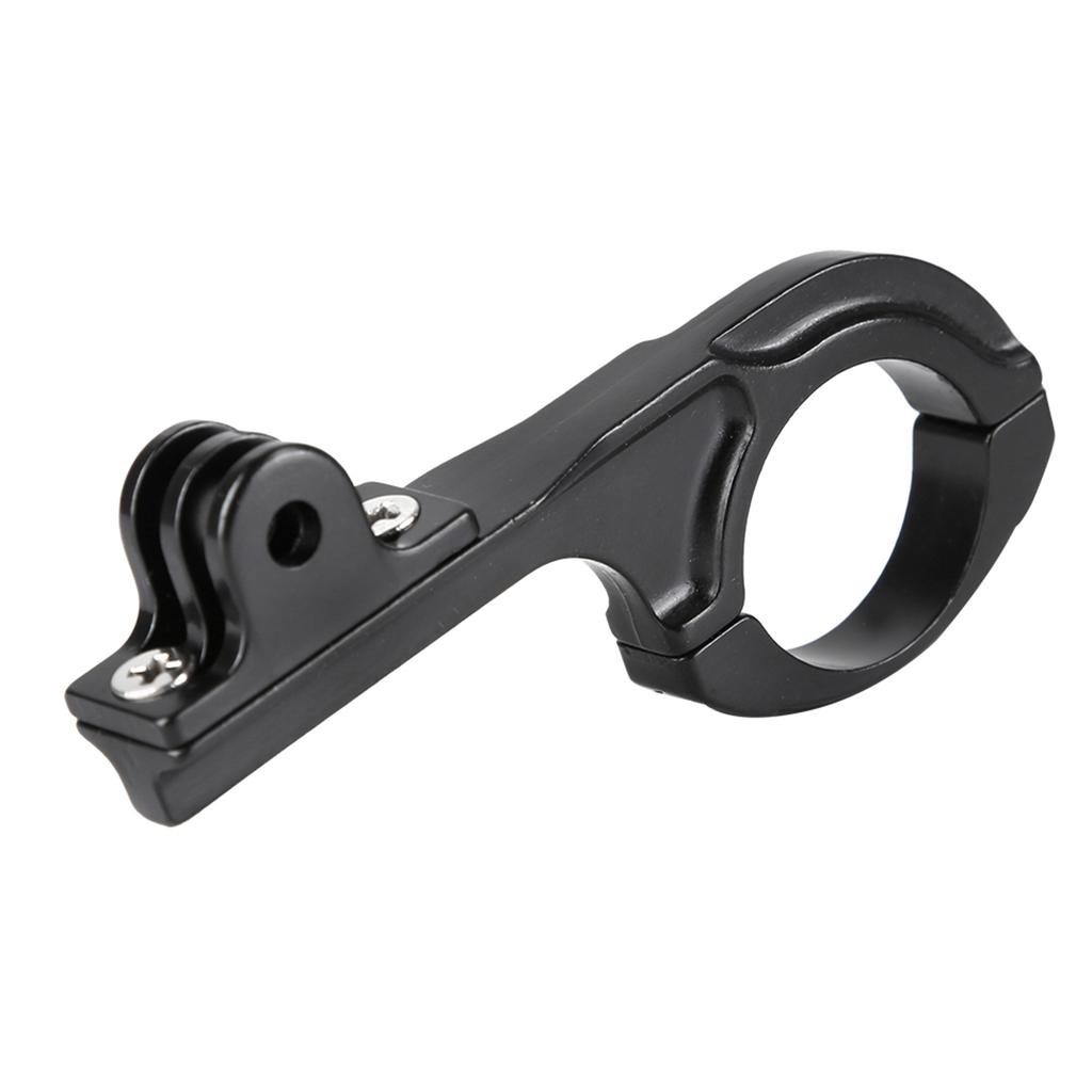 Q Shape Aluminium Alloy Bike Bicycle Holder Handlebar Mount Adapter for Gopro 3 4 5 6 7Black