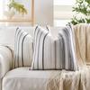 45x45cm Chenille Jacquard Pillowcase Cojines Decoration Home Sofa Stripe Throw Cushion Cover Simple Headboard Pillowcases