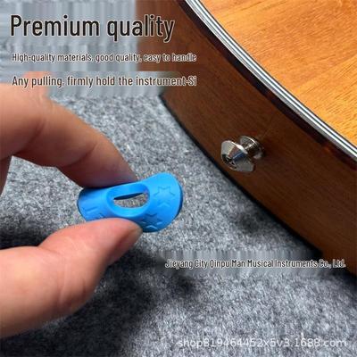 Rutschfeste Silikon-Gitarrengurt-Lock-Pads für E-Gitarren, Akustikgitarren und Bassgitarren