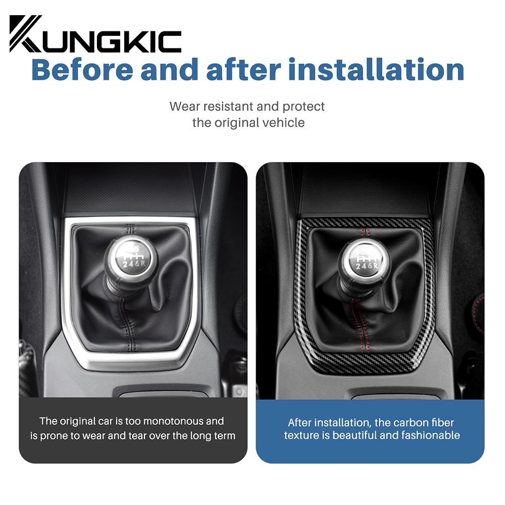 For Subaru WRX/ WRX STI 2025 2025 2025 ABS Carbon Fiber Sticker Car Gear Shift Panel Cover Interior Trim RHD LHD Accessories