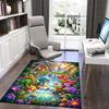 1PC Custom Name Dinosaur Adventure Fantasy Forest Theme Floor Mat Ideal for Living Room, Game Rooms, Office, Bedroom,Floor Mat Playful Design