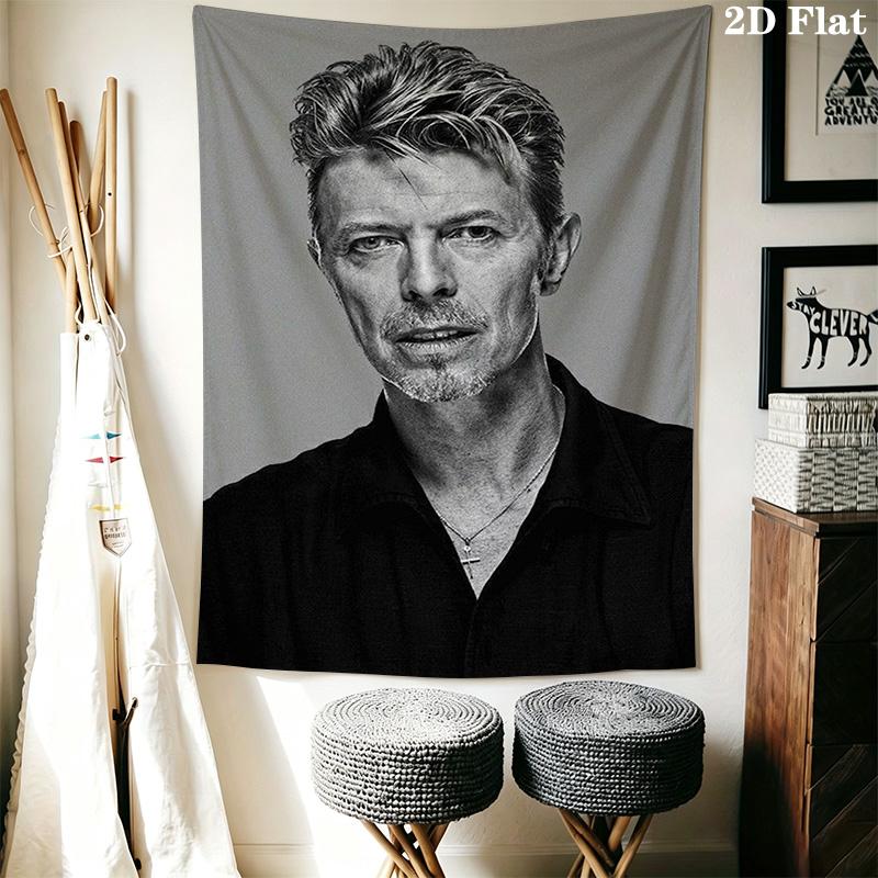 David Bowie Wall Tapestry Art Tapestry Background Cloth Fashion Print Background Cloth Wall Decoration Atmospheric Background Cloth
