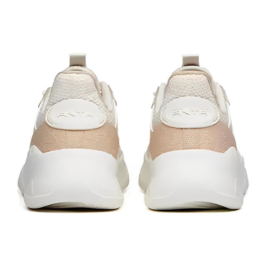 Anta Lifestyle Series Fabric Synthetic Leather TPU Shock Absorption Non-Slip Wear-Resistant Low-Top Casual Shoes Men Casual Shoes 112238870S-2