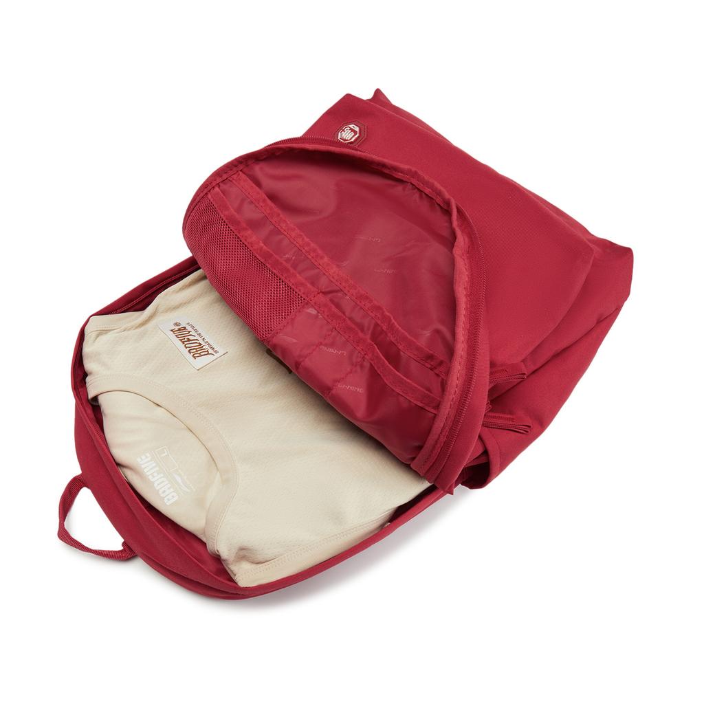 Li Ning Polyester Backpack Regular Unisex Red ABSV061-2