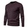 Warm Winter Sweater Men Thickness Pullover O-neck Solid Color Slim Fit Quality Mens Sweaters Pull Men