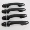 M63K-For Toyota Hilux Fortuner 2024 ABS Carbon Fiber Car Door Handle Cover Trim Decoration Accessories
