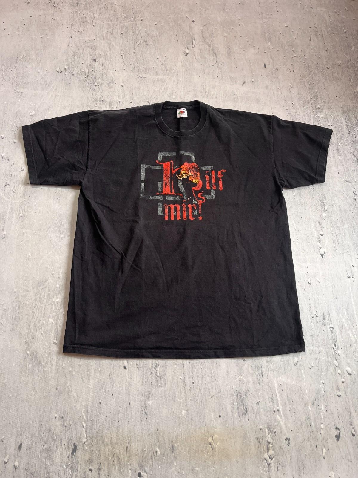 RAMMSTEIN HILF MIR 2005 METAL BAND BLACK T SHIRT SIZE XL Unisex T-Shirt XXL
