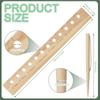 Seeding Garden Template Spacer Tool With Plant Dibber Wooden Plant Spacing Ruler Spacing Template Garden Seedling Spacer Planter