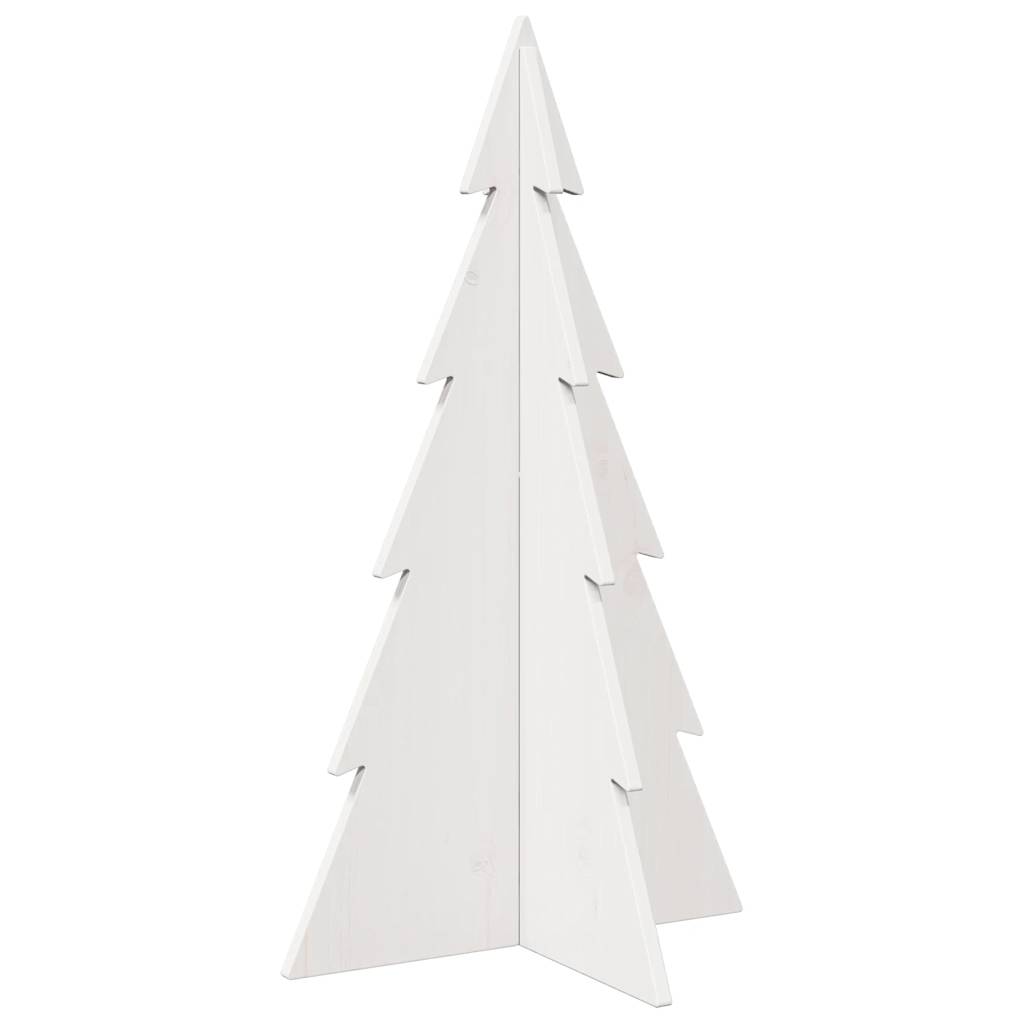 Christmas Tree for Decorating White 80 cm Solid Pine Wood