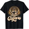 Funny Cigar Bourbon Lover Graphic Wounisex Unisex Cigar Smoker T-Shirt