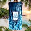 Preston North End Fußball Strandtuch Weiches Mikrofaser Sommerhandtuch Schnelltrocknendes Saugfähiges Handtuch für Strand Schwimmbad Reisen