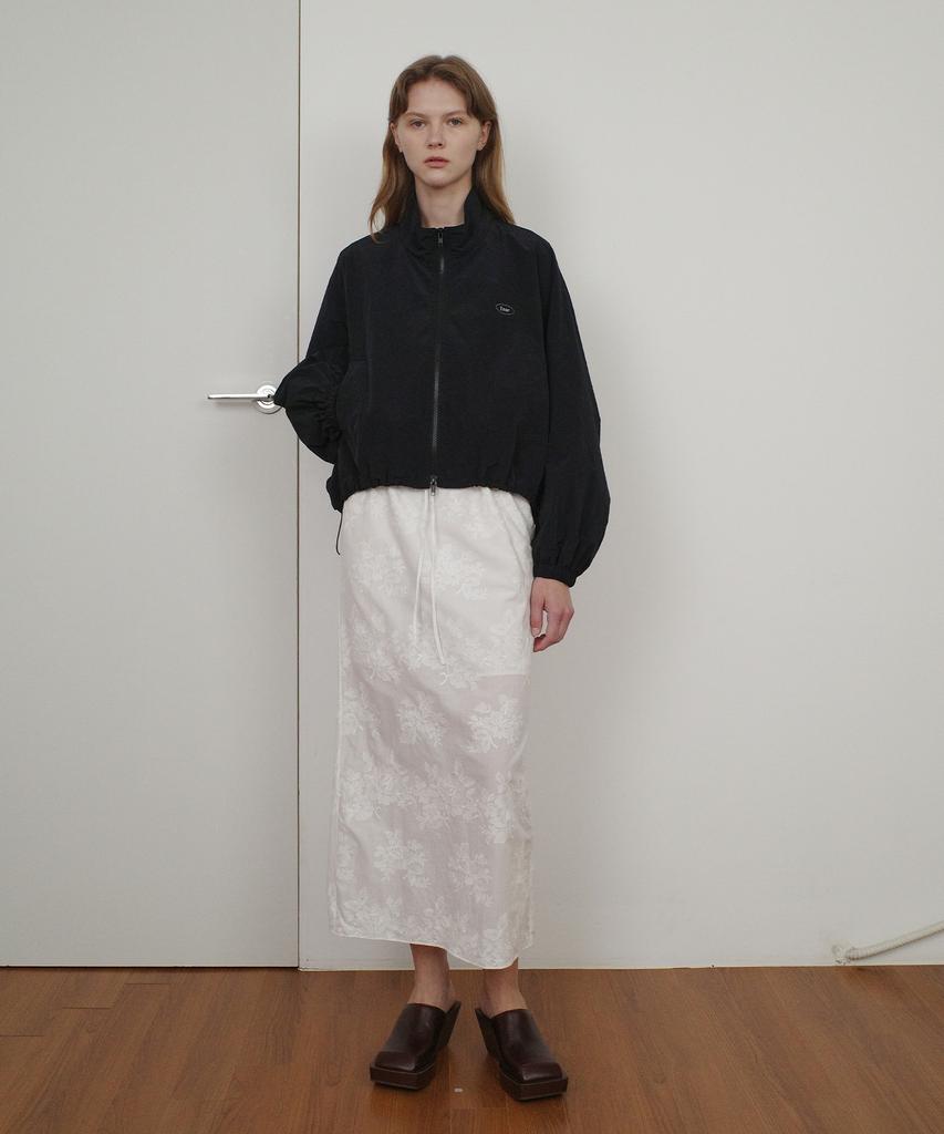 Enor Flower Lace Skirt - White