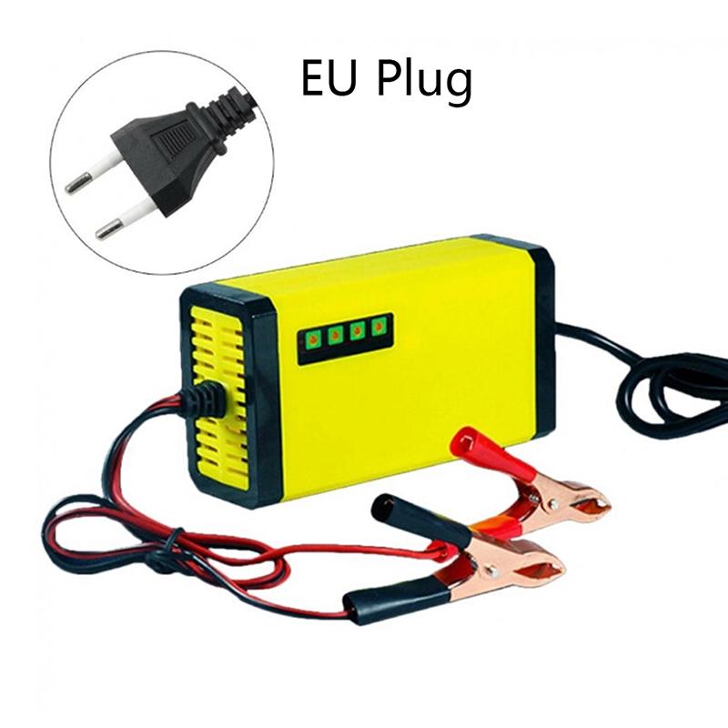 

12V 2Ah-20Ah Smart Автомобильное зарядное устройство для мотоцикла Автоматический портативный светодиодный дисплей as the picture